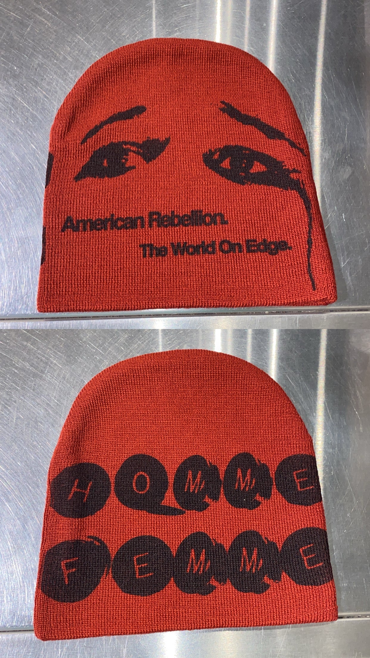 Teary Eye Beanie Red