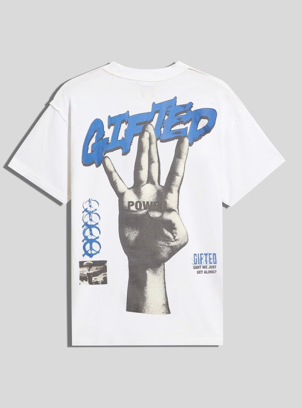 GFTD PEACE WHITE TEE