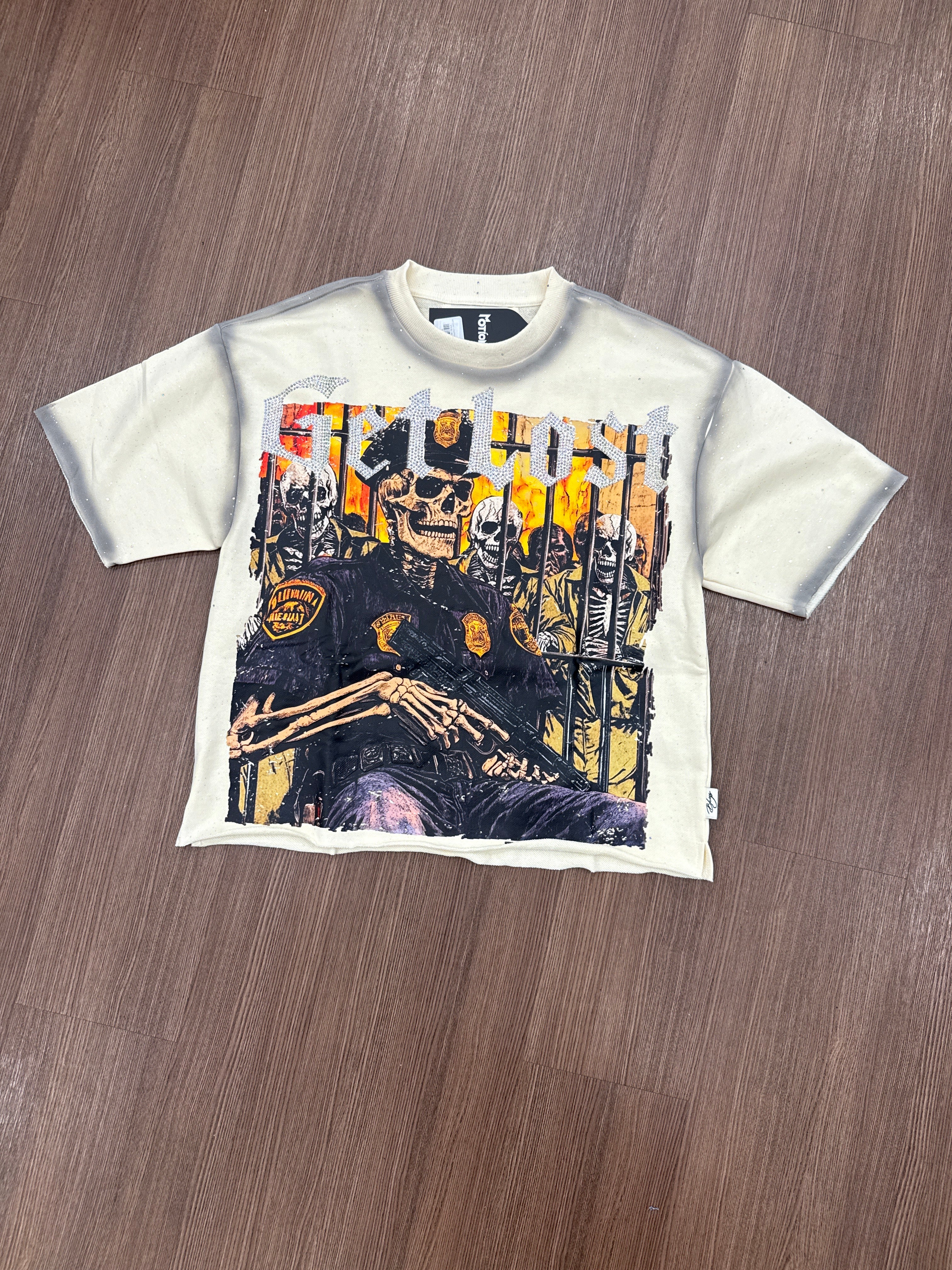 GET LOST CROPPED T-SHIRT
