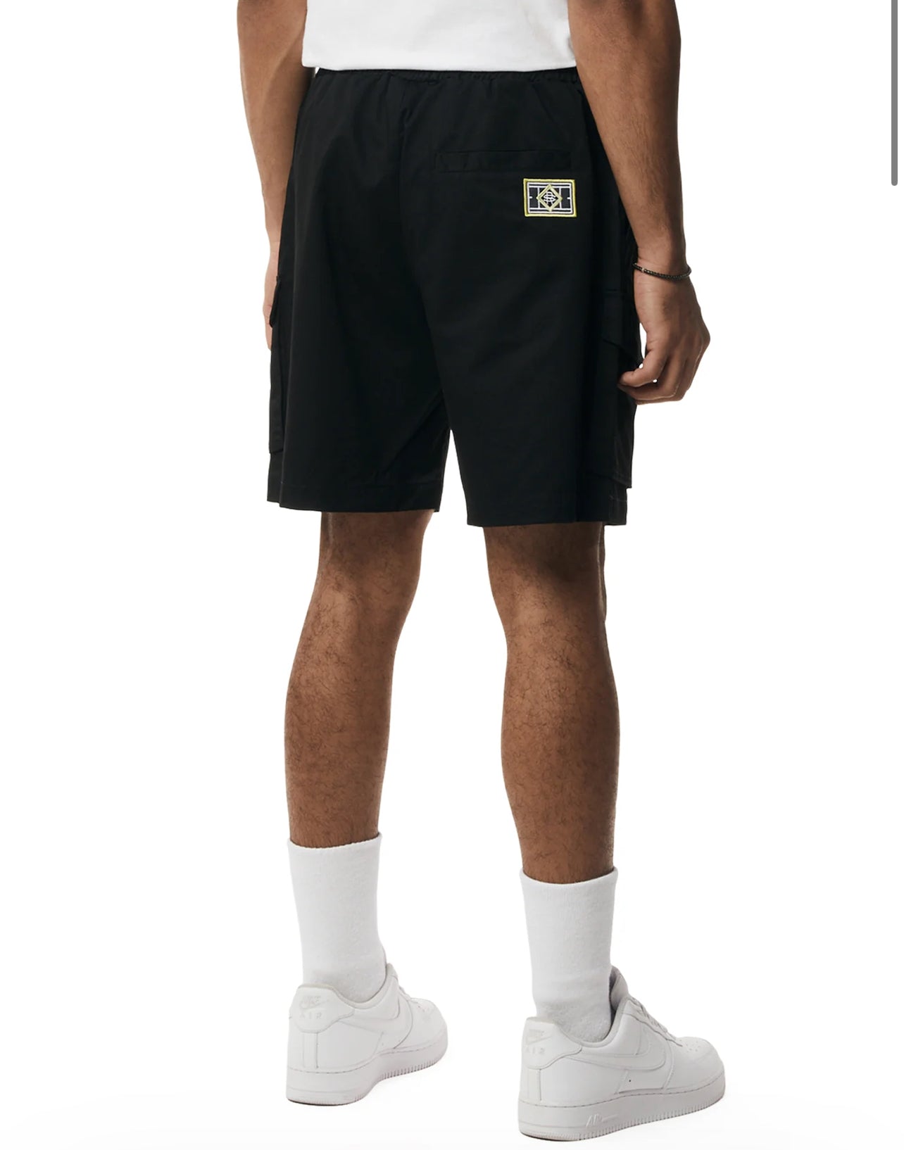 SMOKE RISE BLACK SHORTS 4286