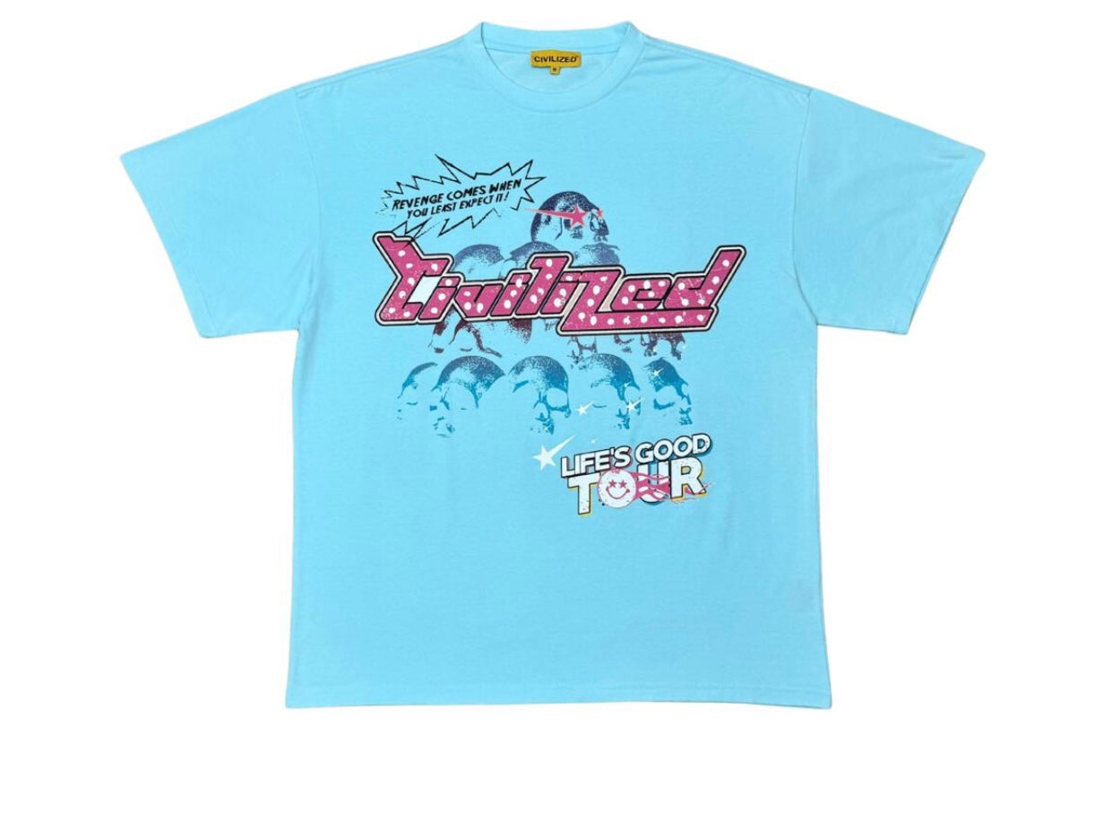 CIV LIFES GOOD TOUR BLUE TEE 097