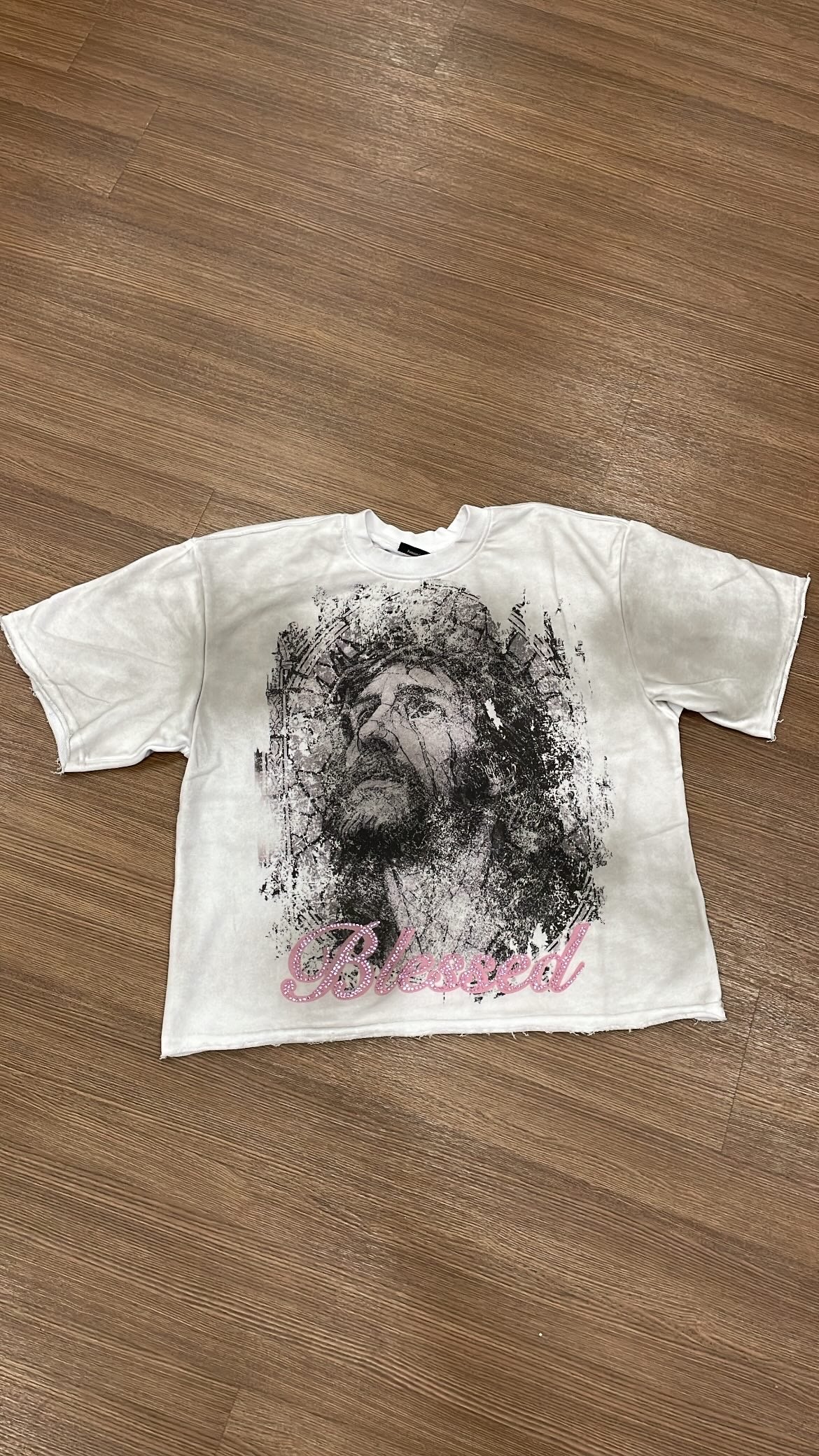 BLESSED JESUS WHT TEE