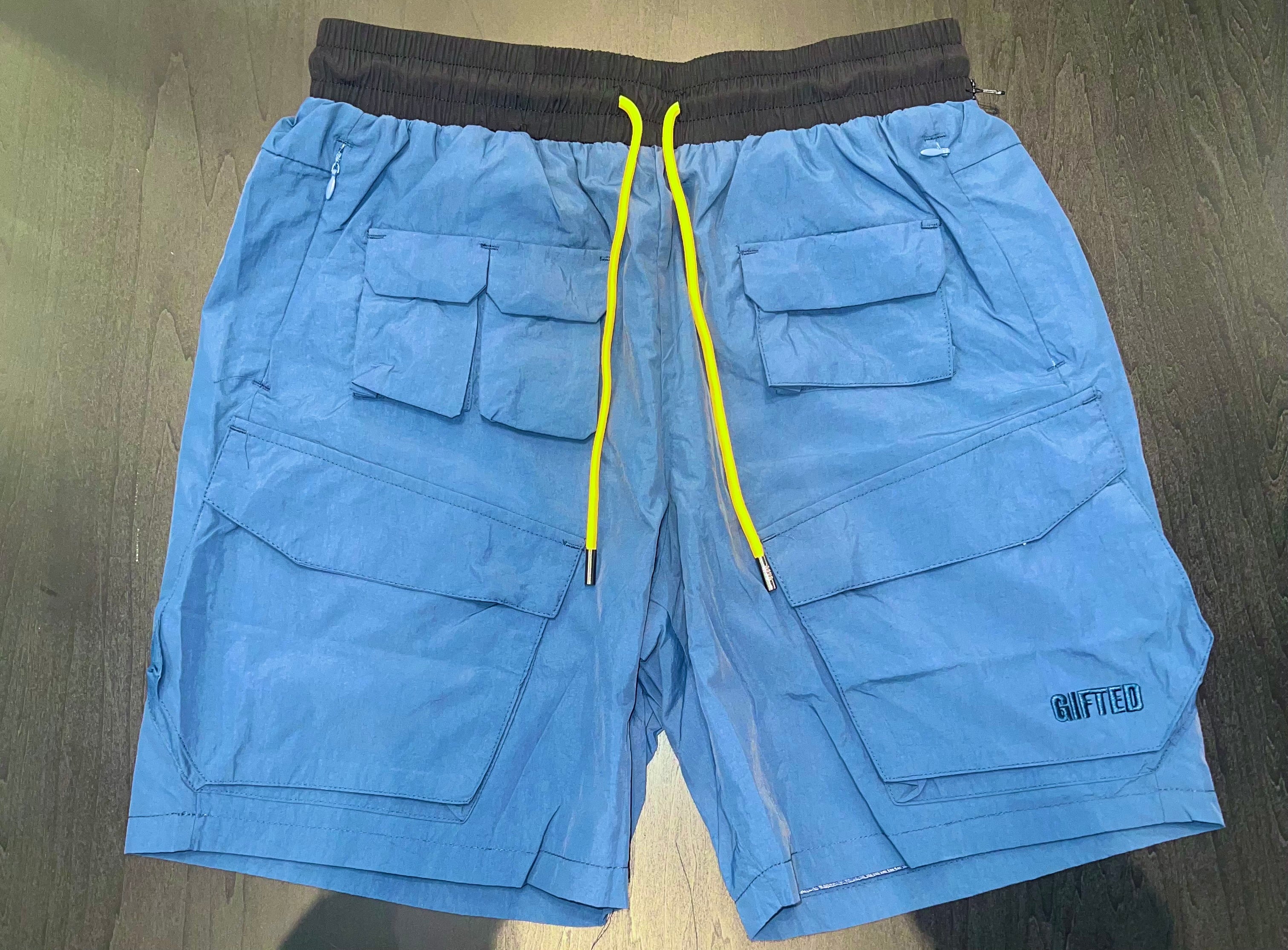 GFTD MELLO BLUE SHORTS