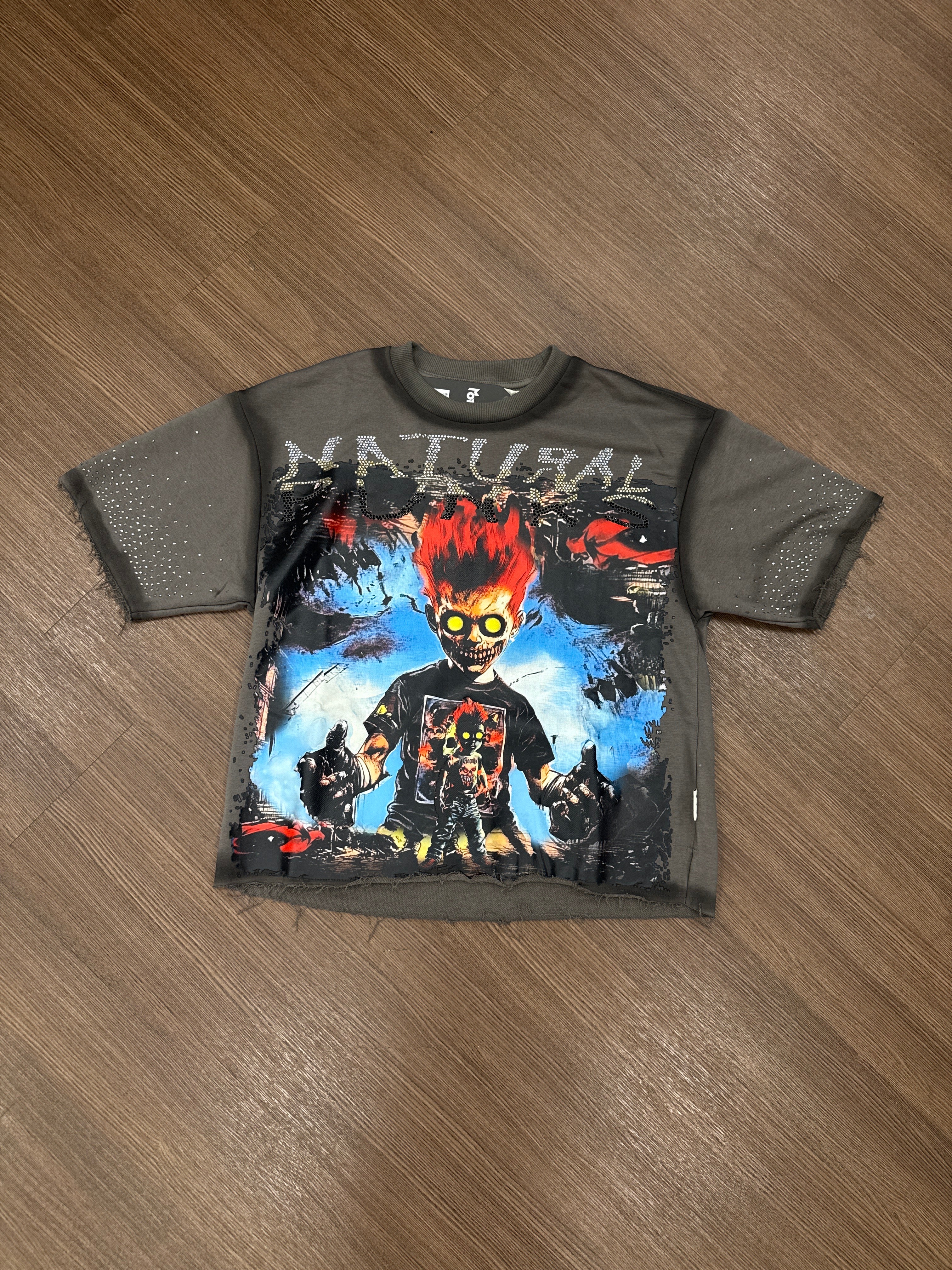NATUAL PUNK CROPPED T-SHIRT