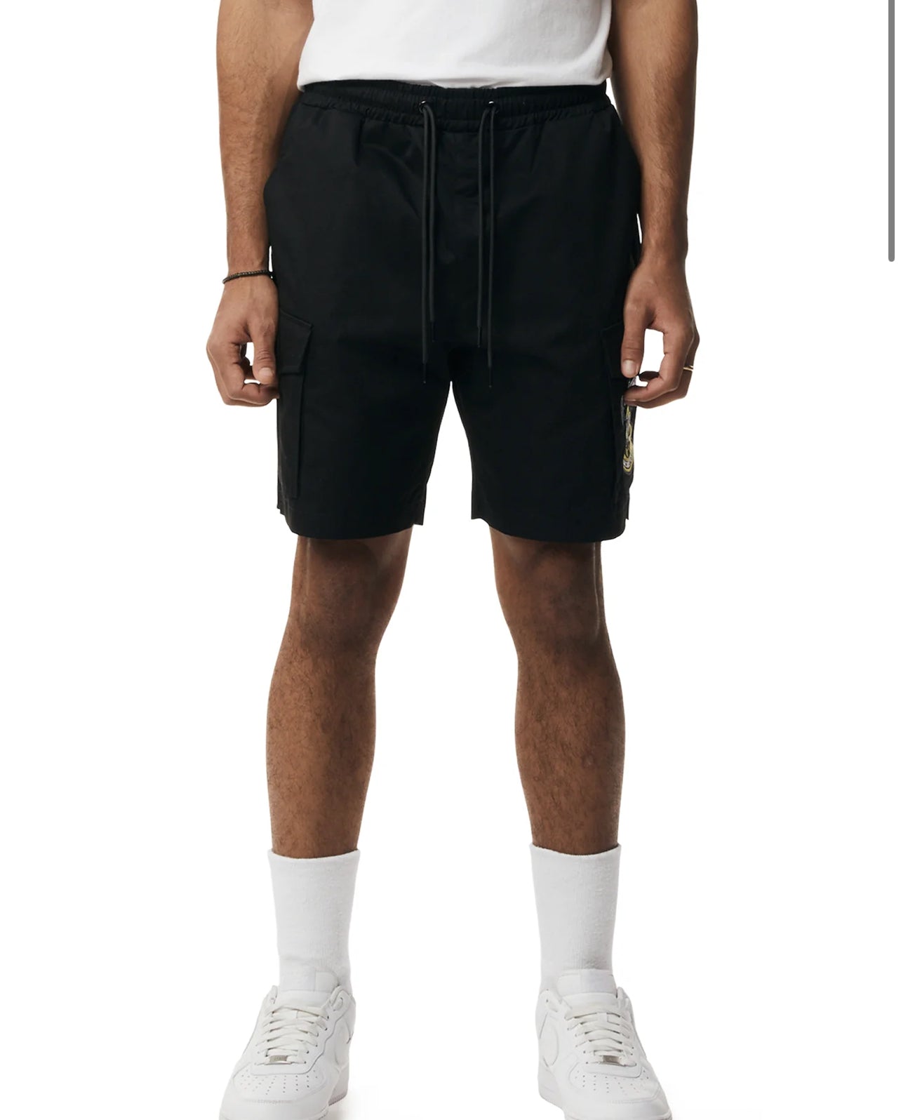 SMOKE RISE BLACK SHORTS 4286