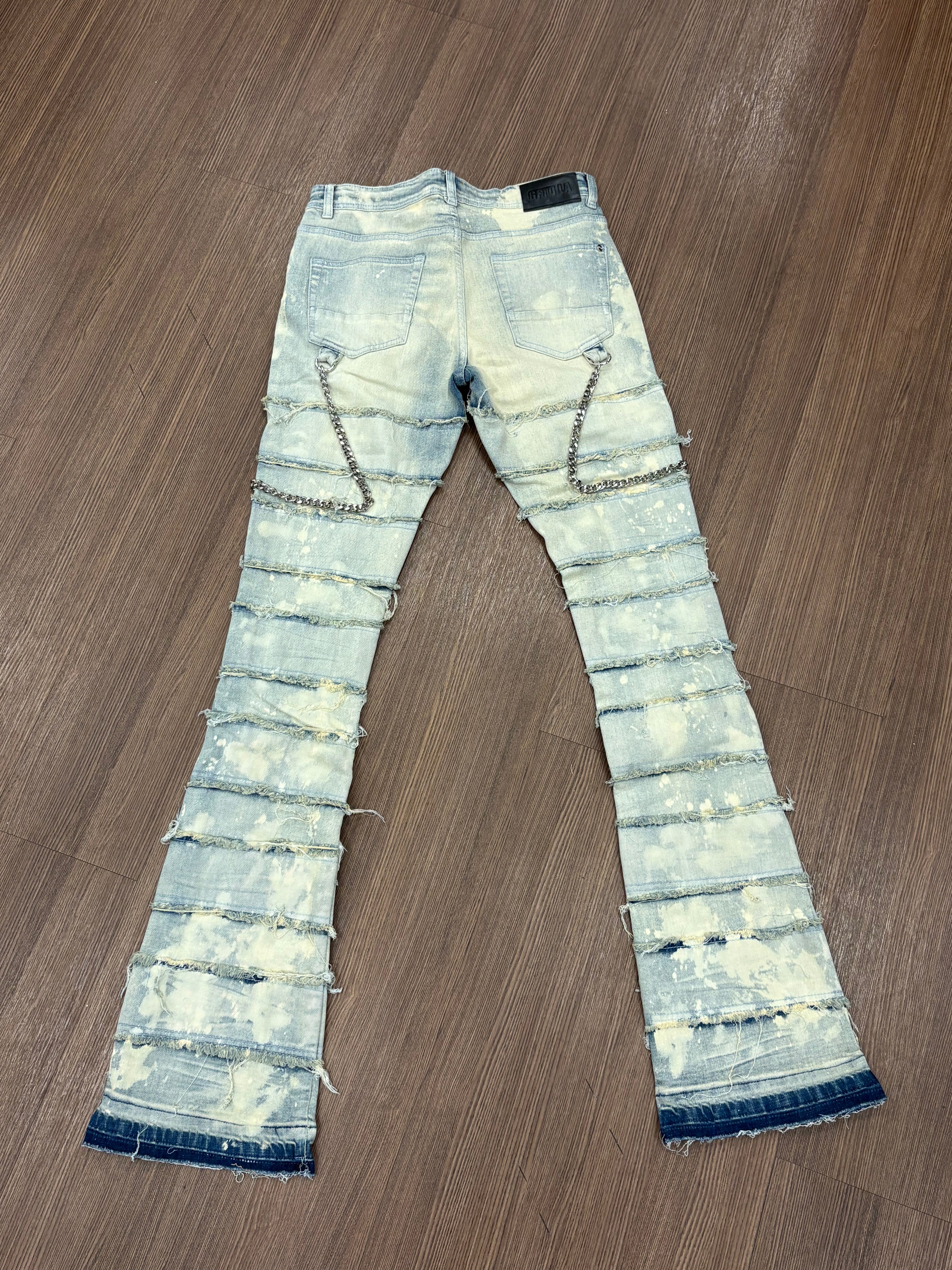 CHAINED LT Stacked Denim JEANS
