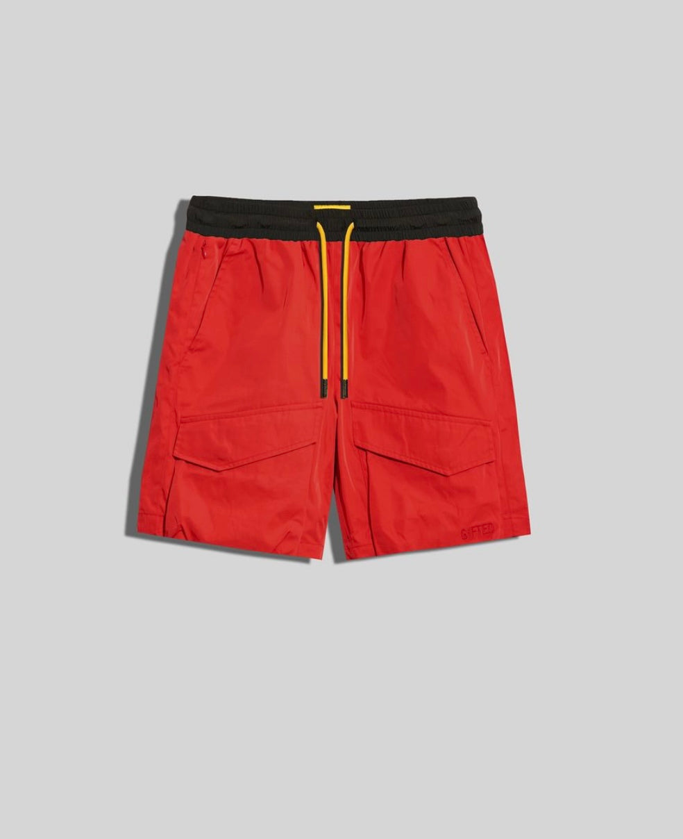 GFTD CAMERON RED SHORTS