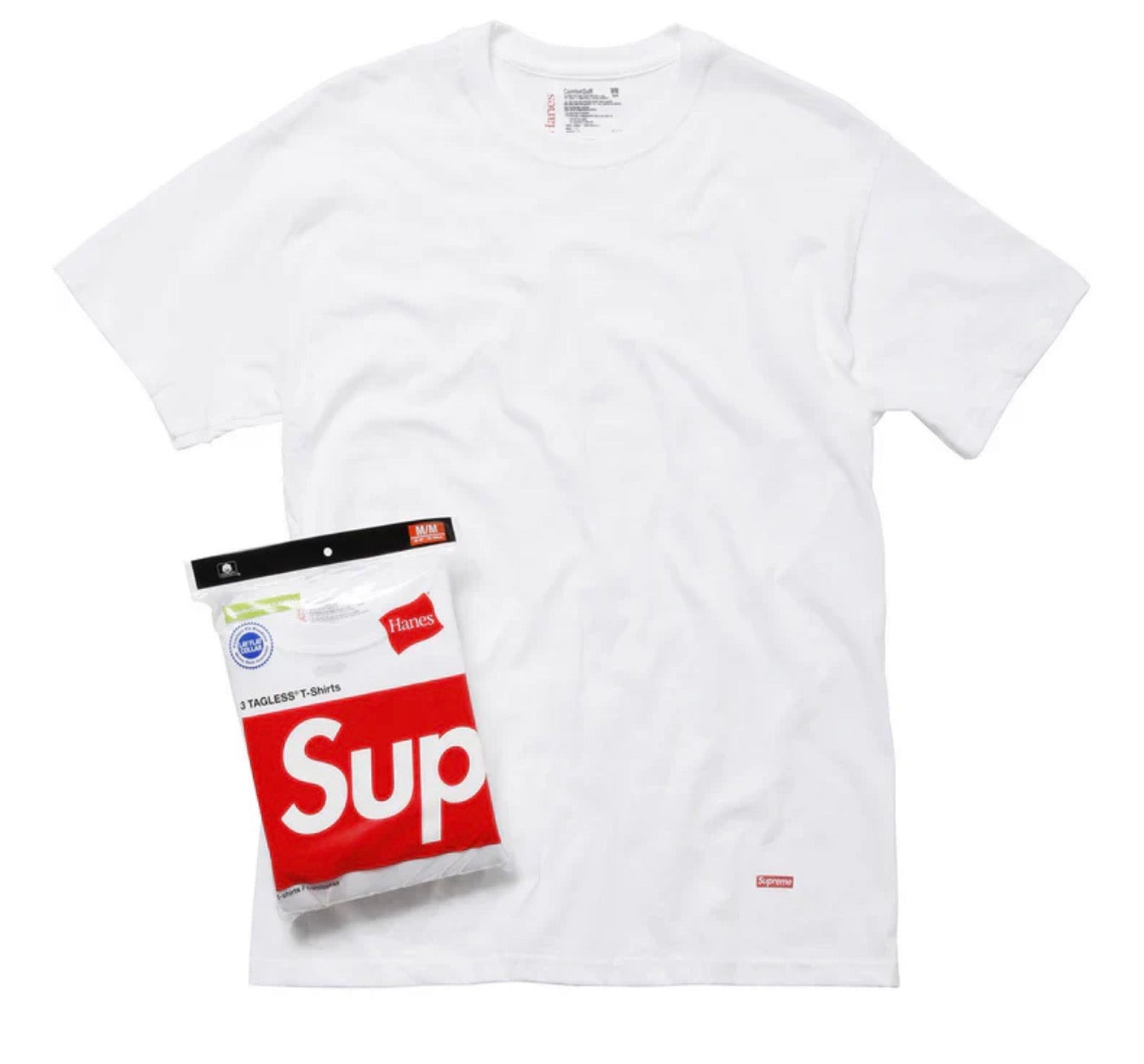 HANES TAGLESS TEES 3 Pack