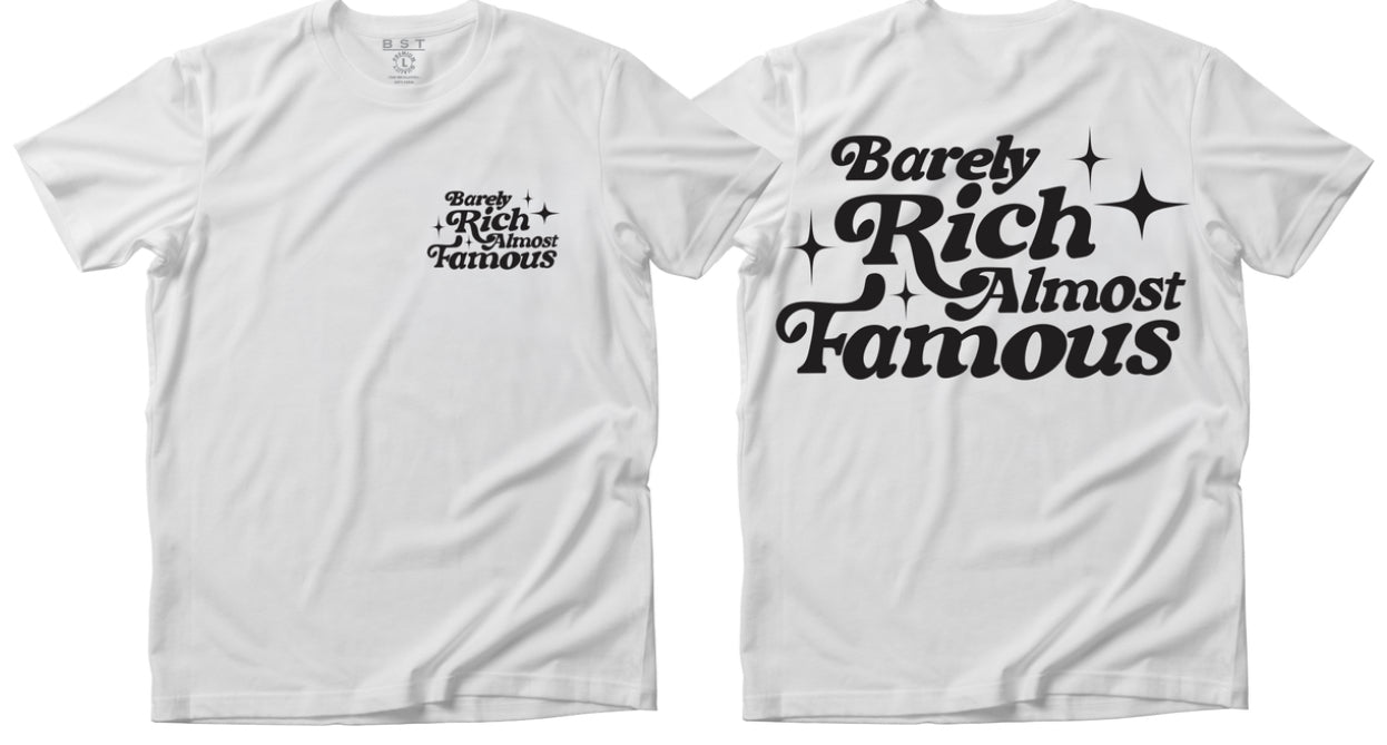 BARELY RICH Tee