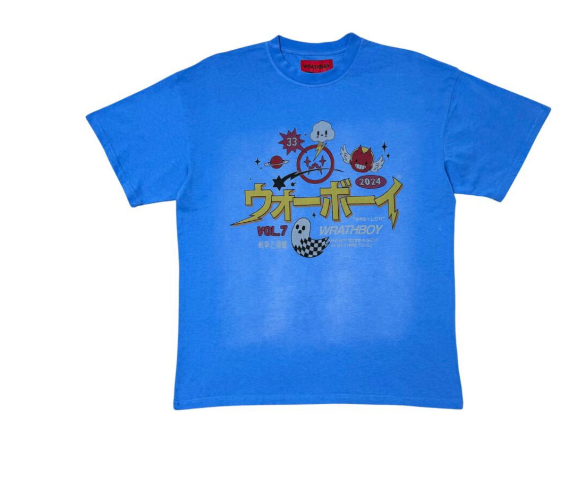 WRATHBOY BABYLON BLUE TEE 096