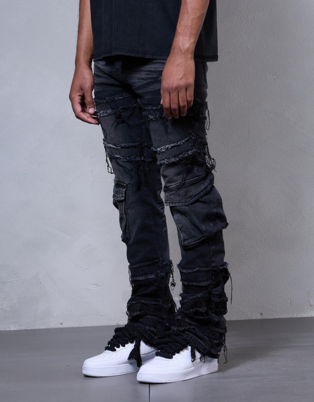 GFTD BENTI GHOST BLK PANTS