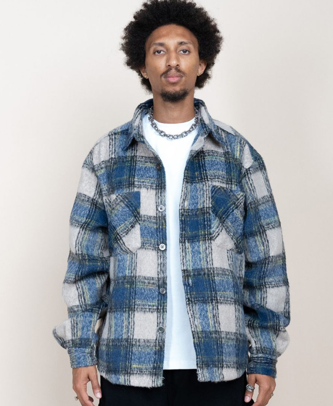 SIDE SPLIT FLANNEL