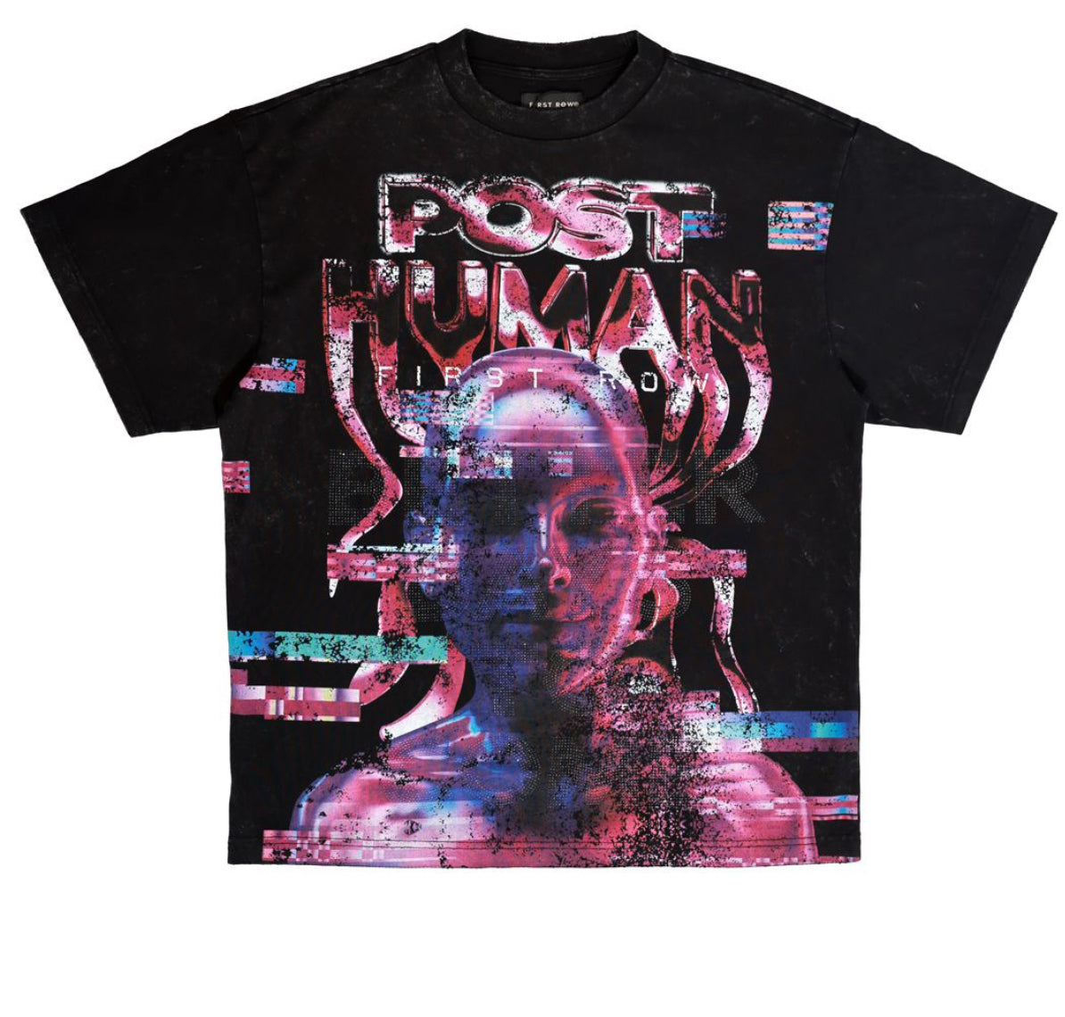 POST HUMAN CONNECTED WASHED TEE