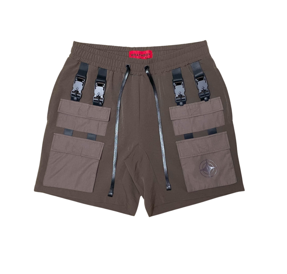 WRATHBOY W.A.R. SHORTS BROWN 015