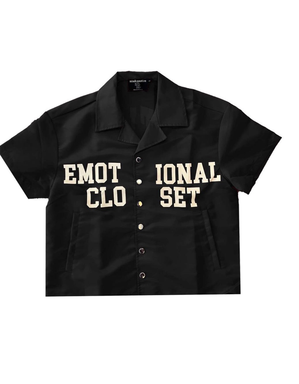 Black “Backyard” Nylon Shirt