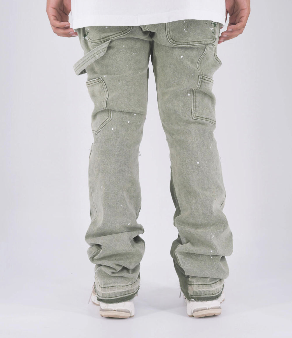 THRT GAINES C24 OLIVE JEANS