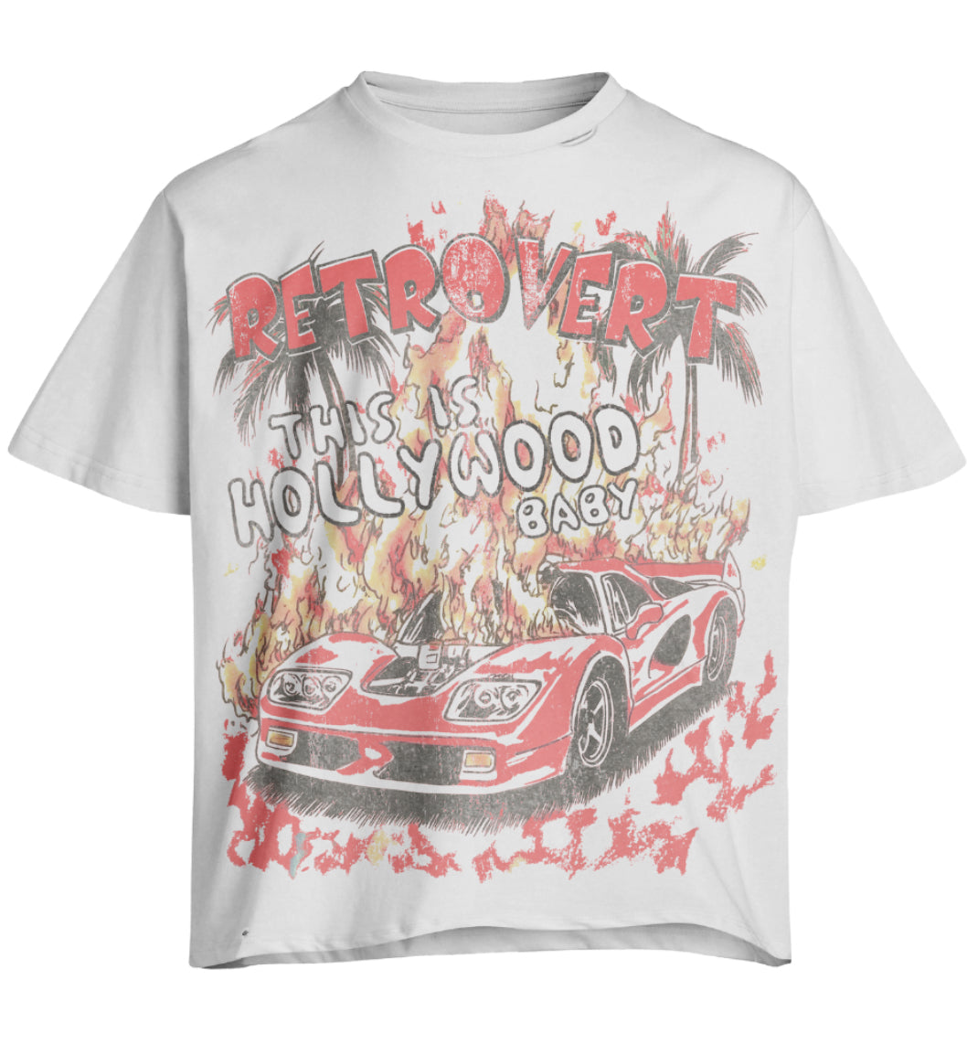 RED HOLLYWOOD T-SHIRT