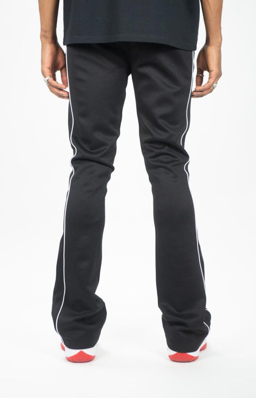 REBEL TRACK STACKED PANTS BLACK 470