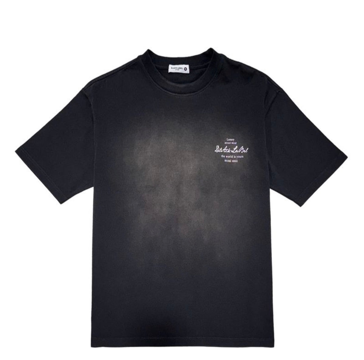 BLACK W. TEE