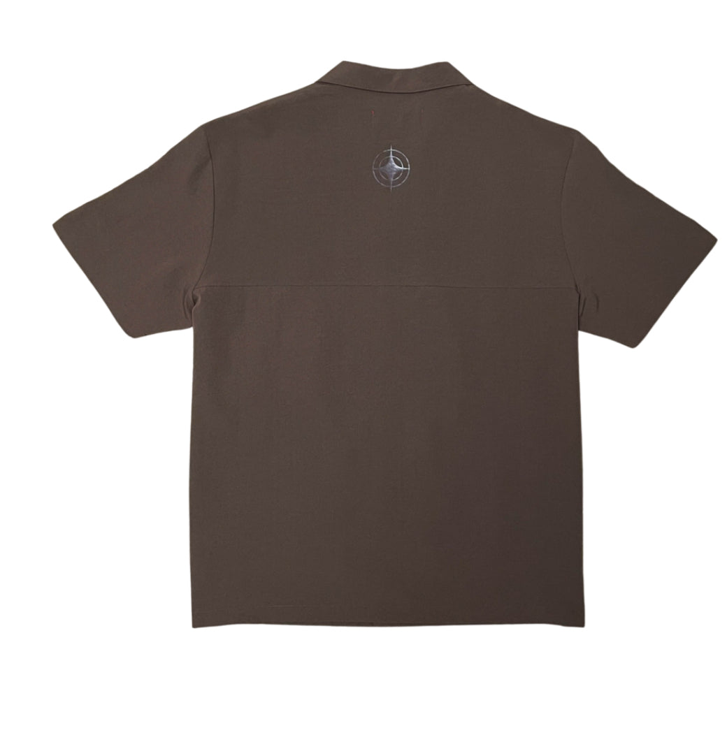 WRATHBOY W.A.R. BUTTON DOWN BROWN 014