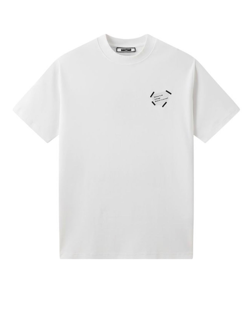 Private BL/White Tee
