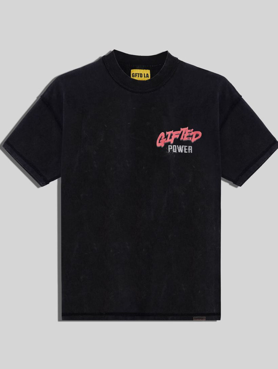 GFTD PEACE BLK TEE