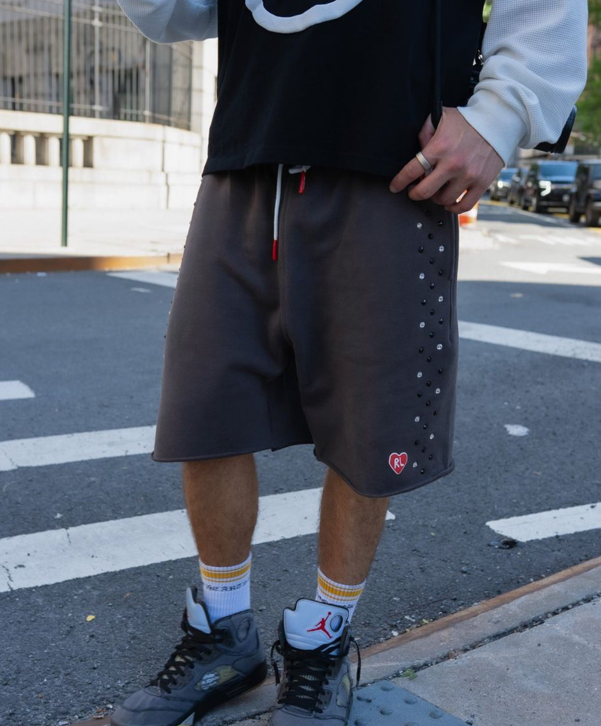 Stone Shorts Charcoal