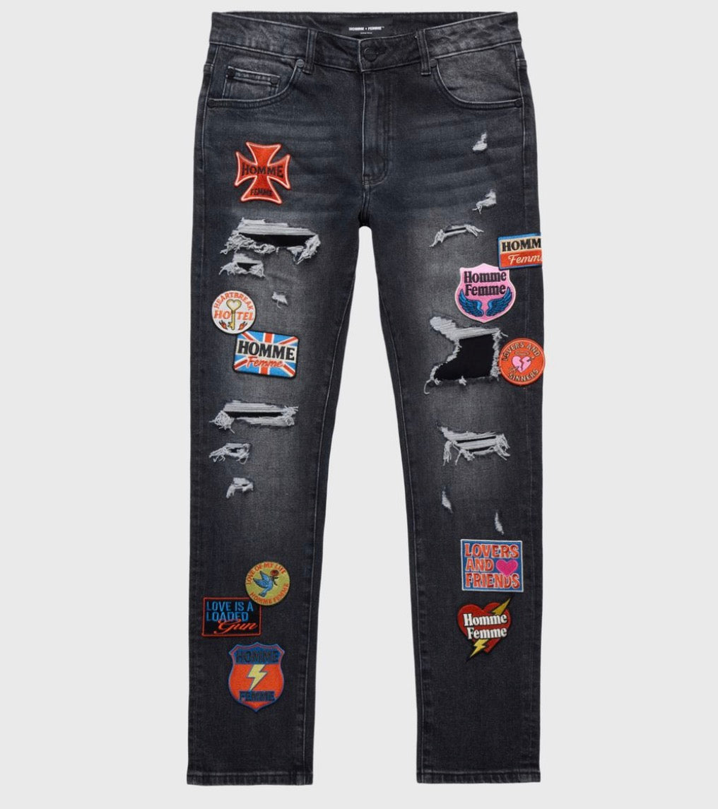 Heartbreak Denim Black