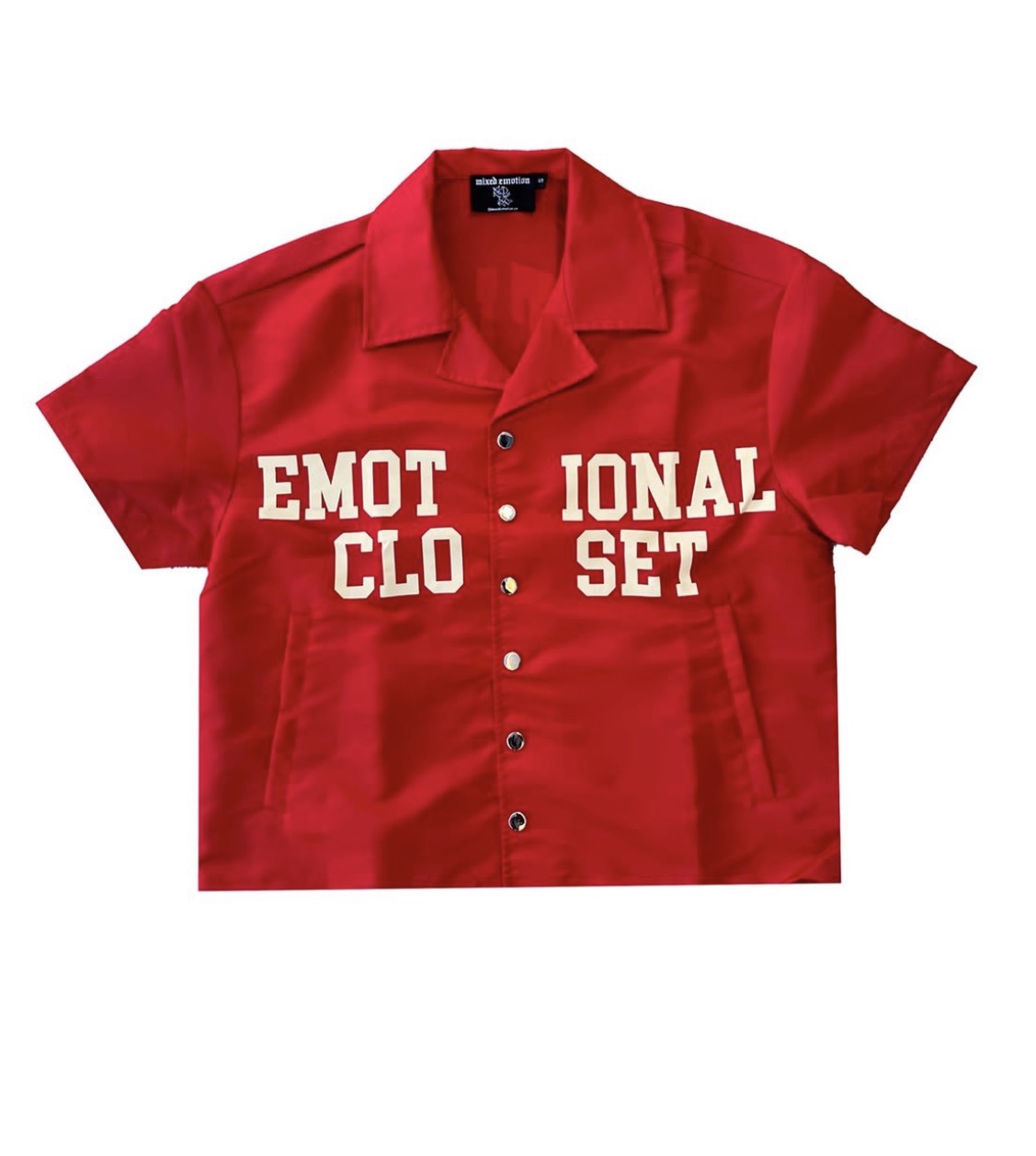 Red “Backyard” Nylon Shirt
