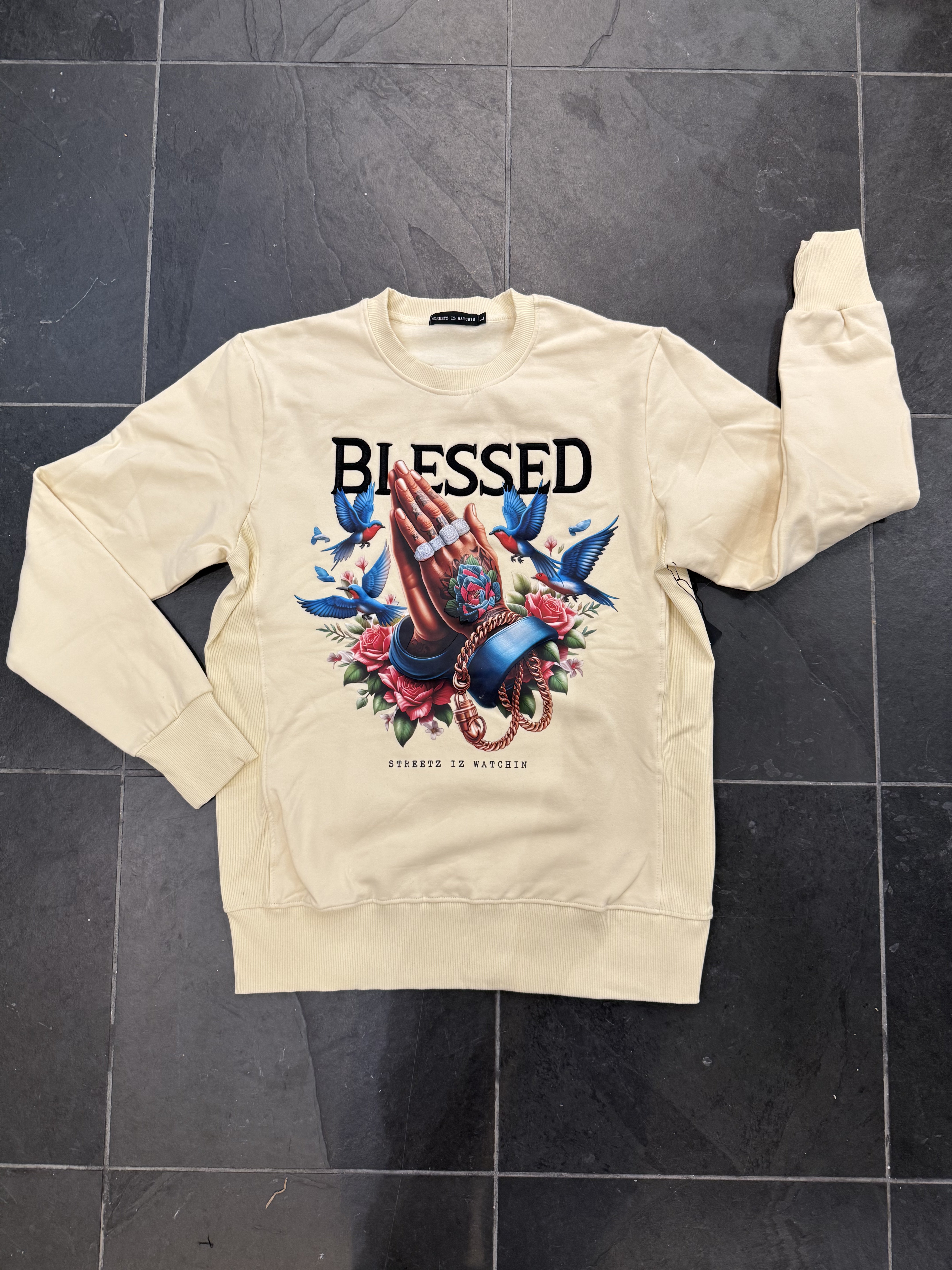 Blessed Cream Crewneck