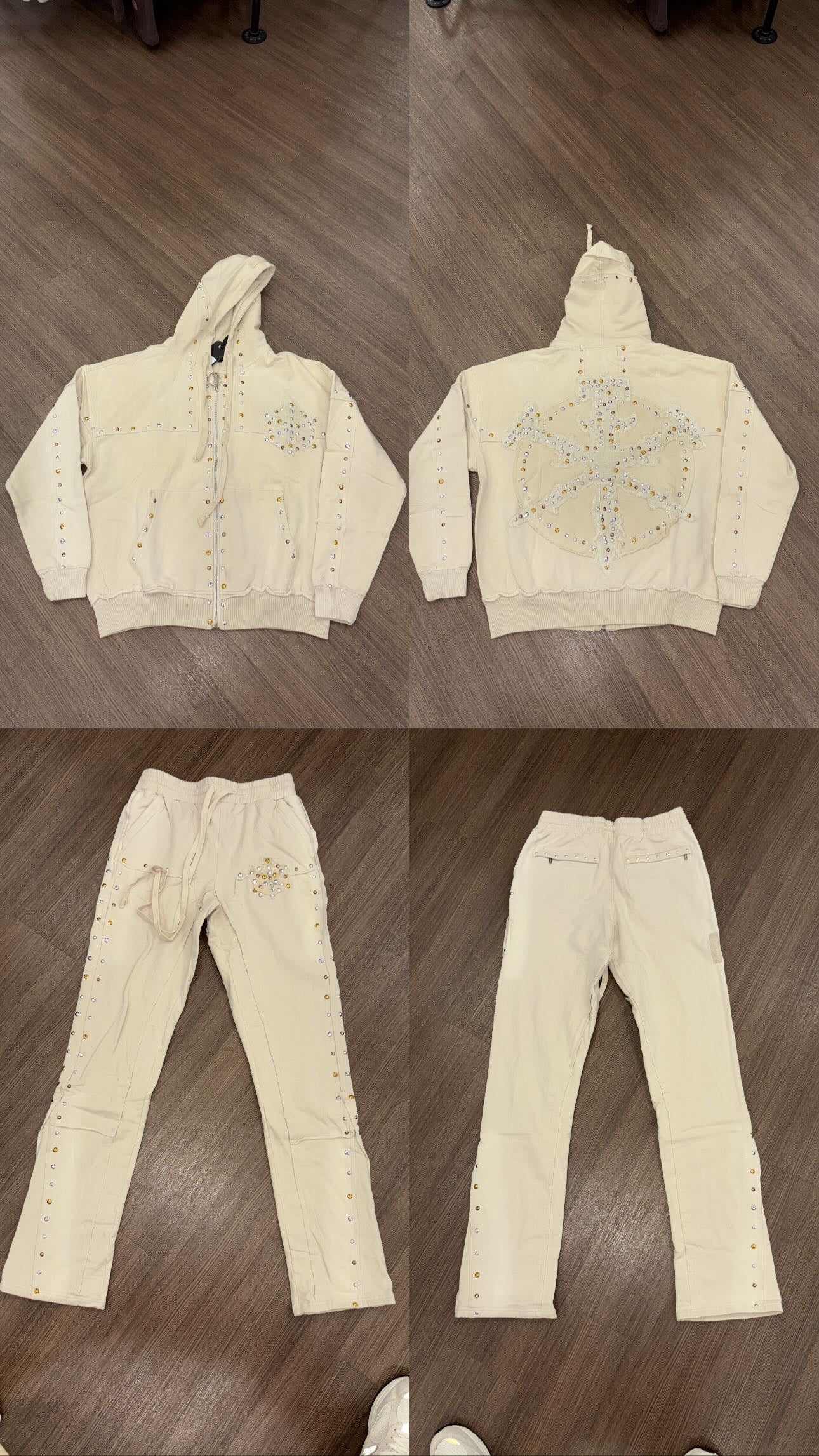 Metal Fleece Hoodie Set