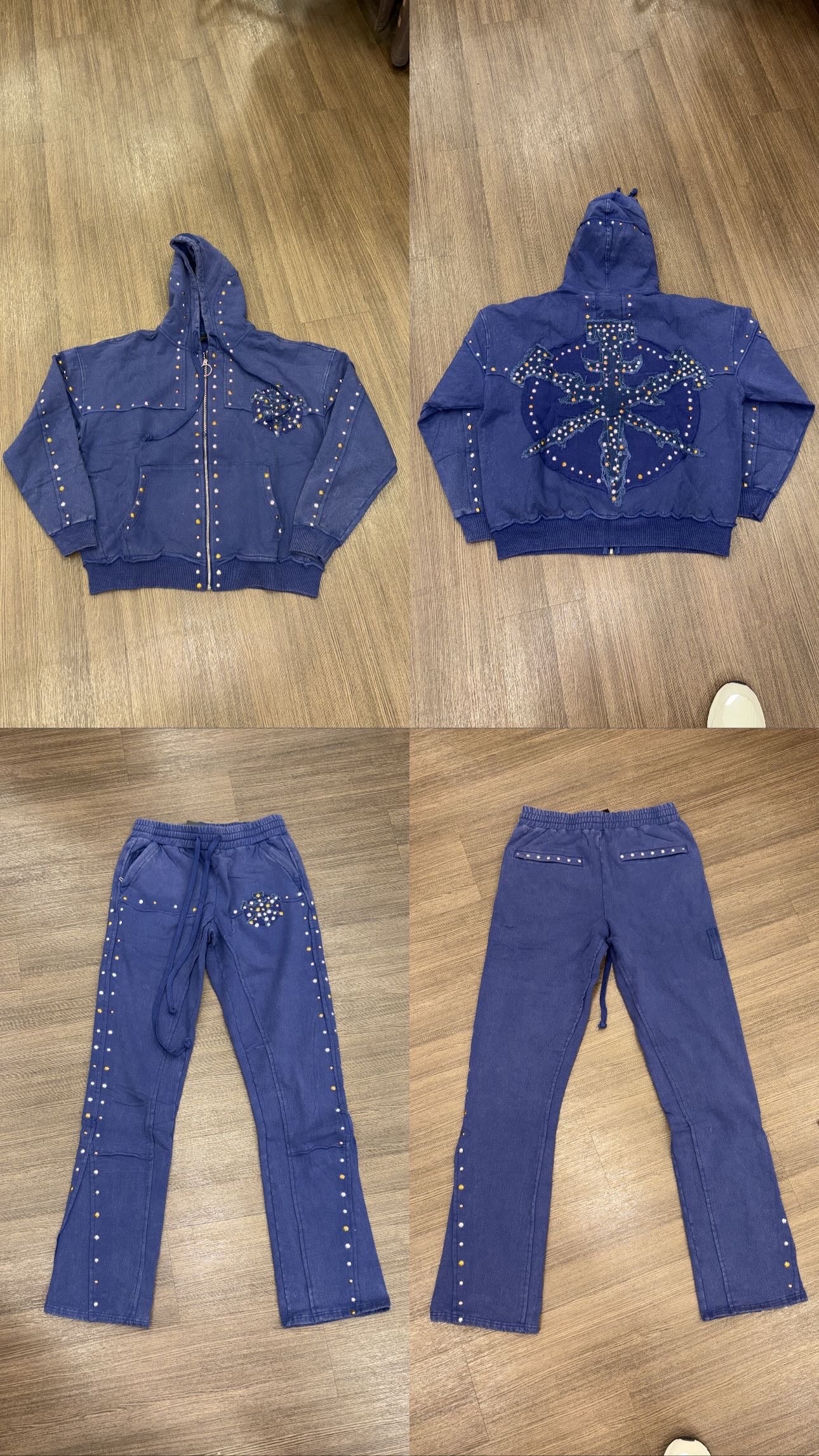 Metal Fleece Hoodie Set