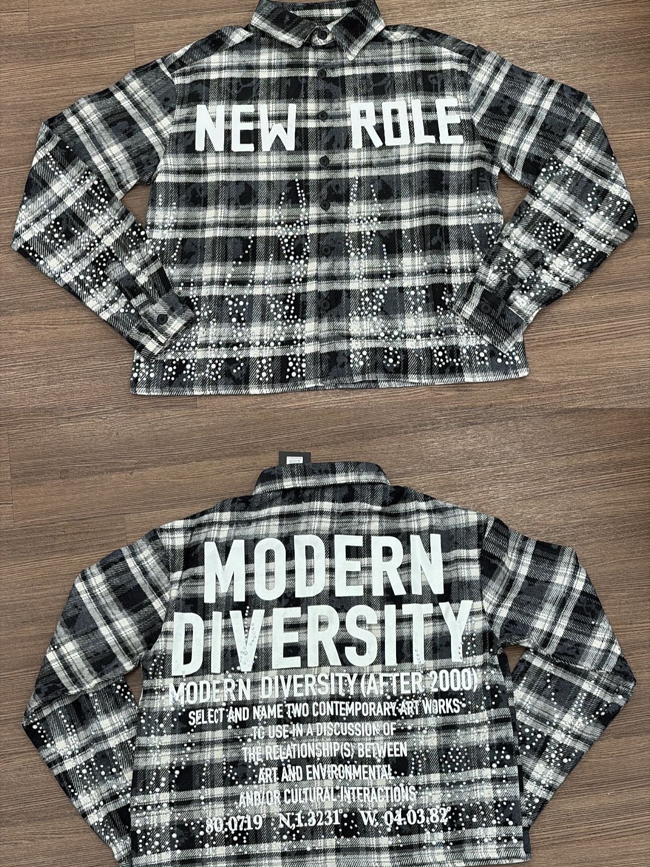 Static Black Flannel