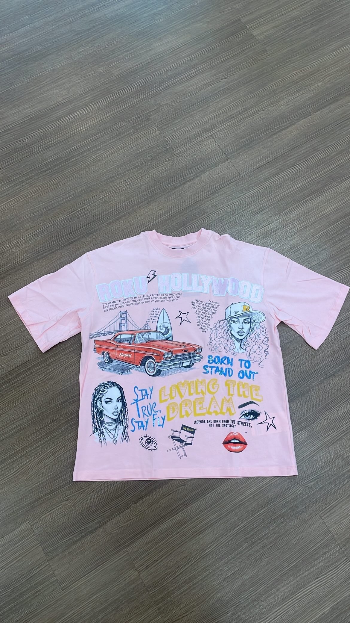 LIVING THE DREAM FADED Pink