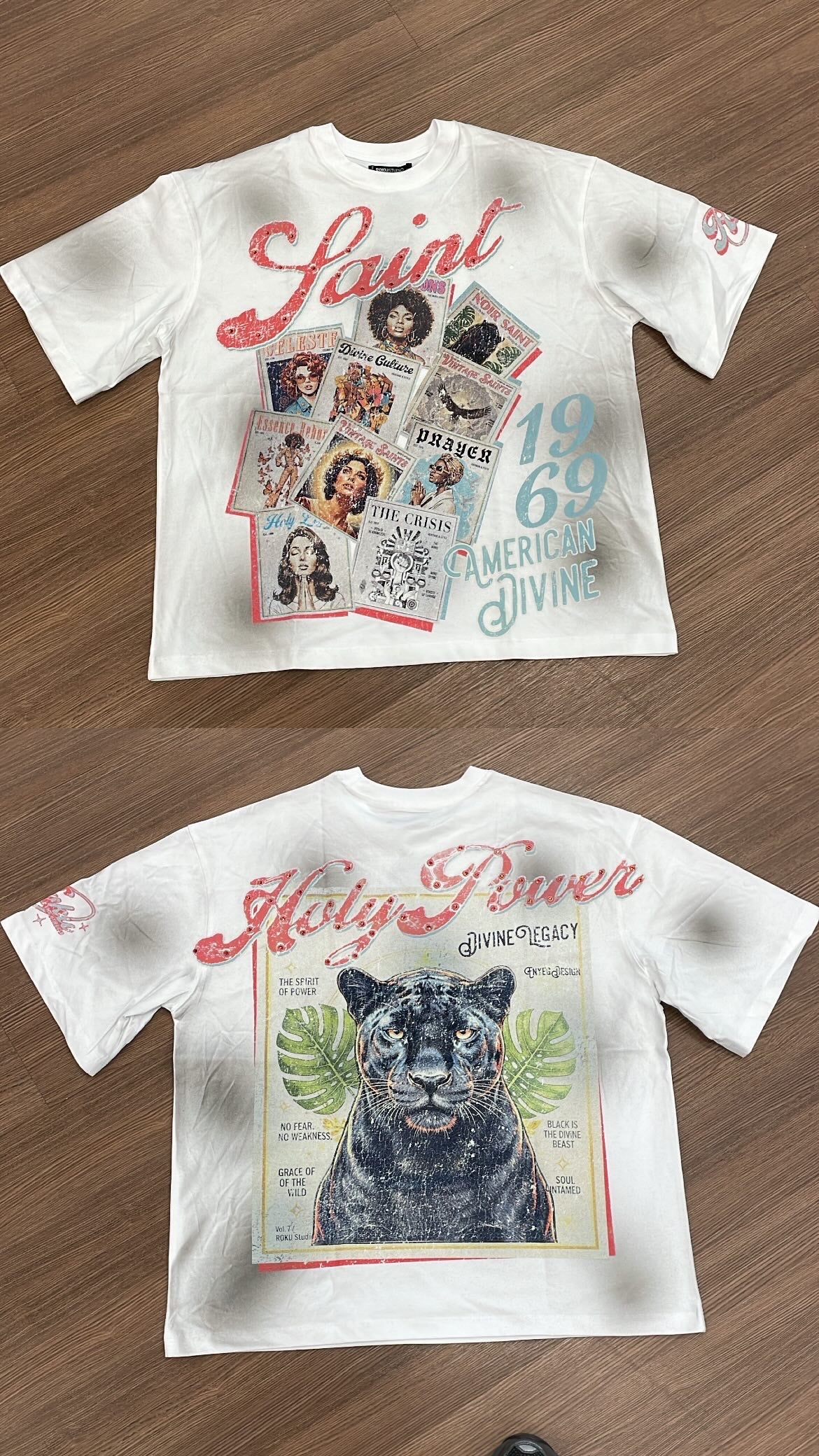 HOLY POWER RELAXED White Tee