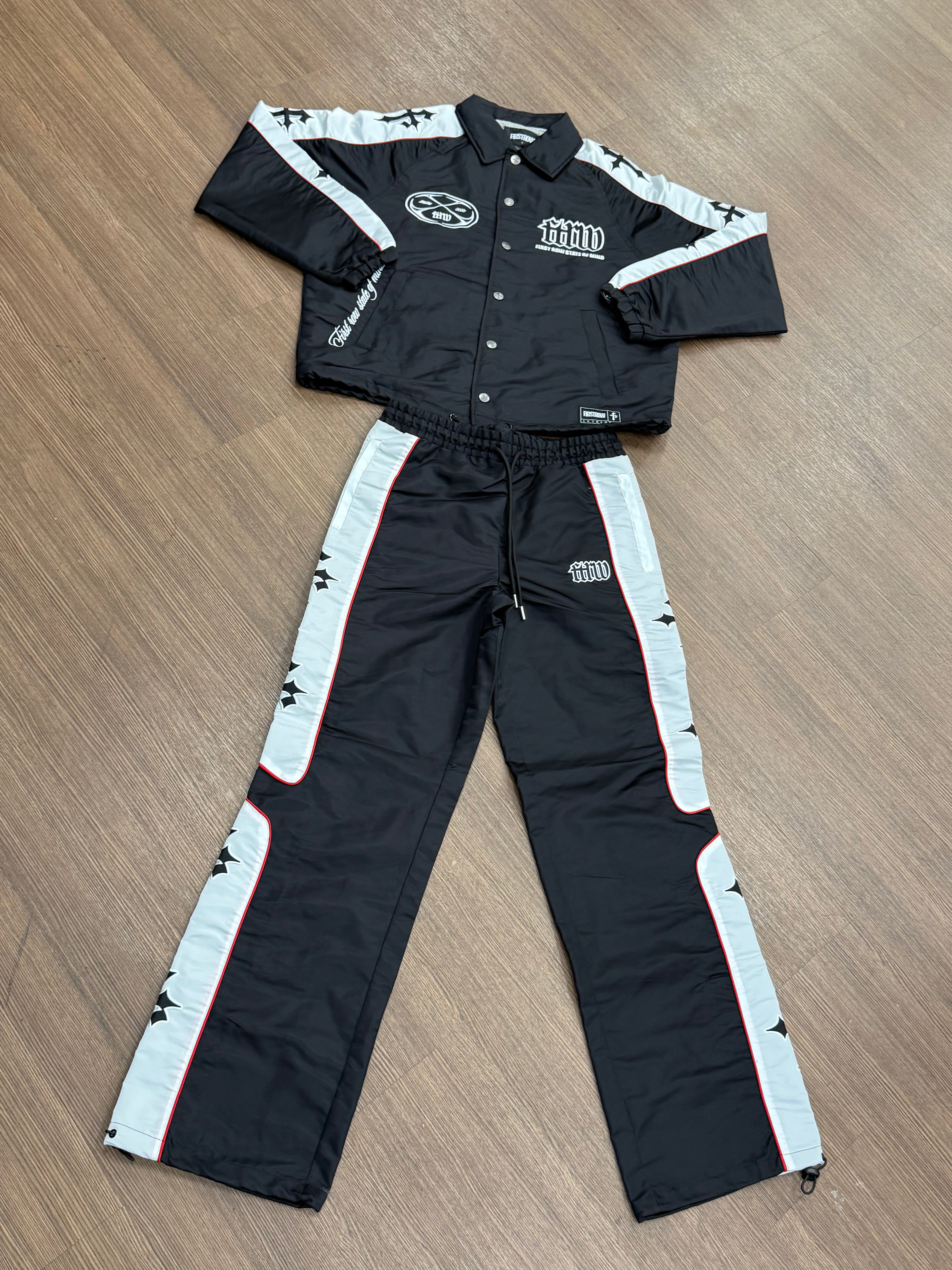 BLACK Windbreaker Set