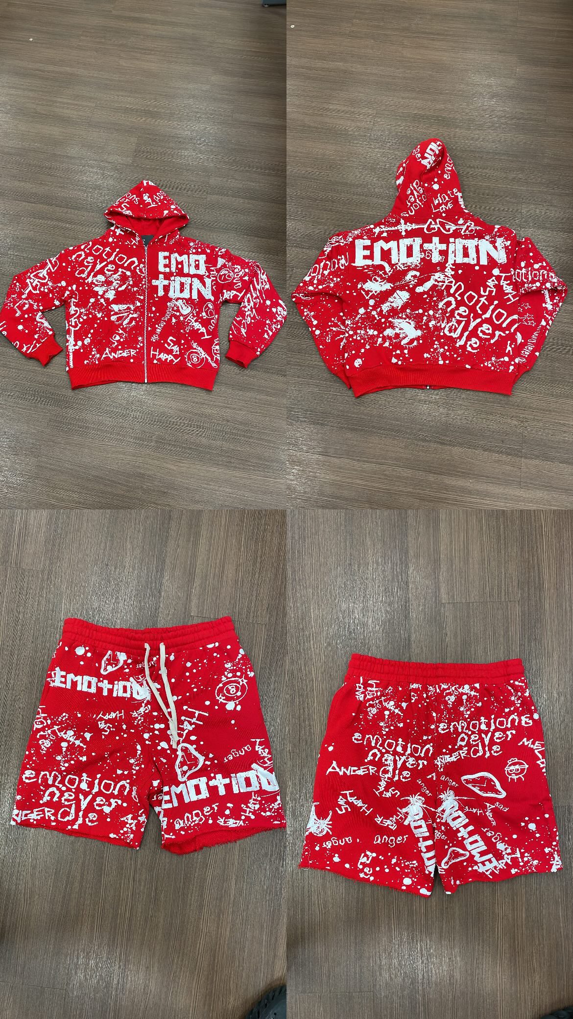 Red  'Graffiti' Set