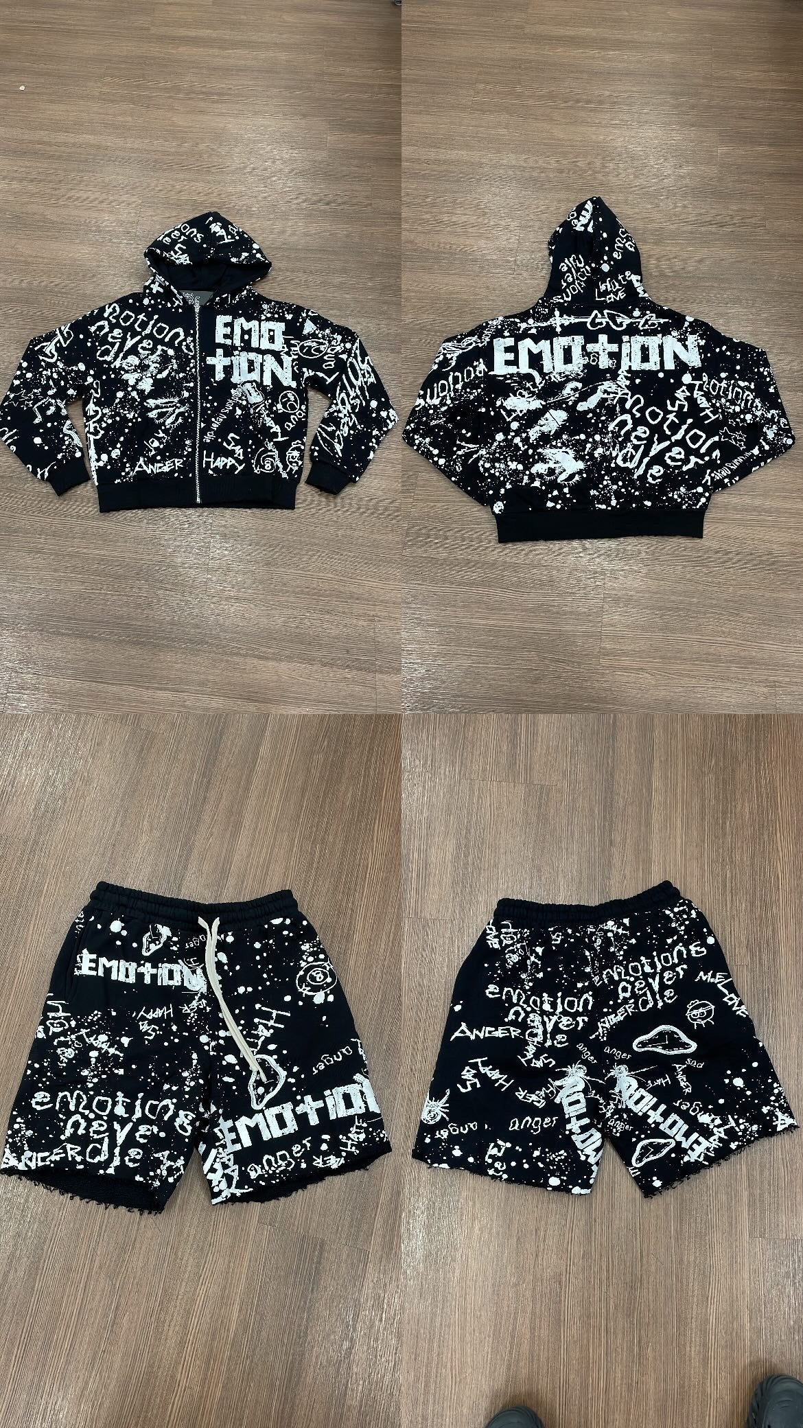 Black 'Graffiti' Set